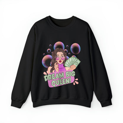 Dream Big Work Harder" Crewneck Sweatshir