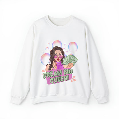 Dream Big Work Harder" Crewneck Sweatshir