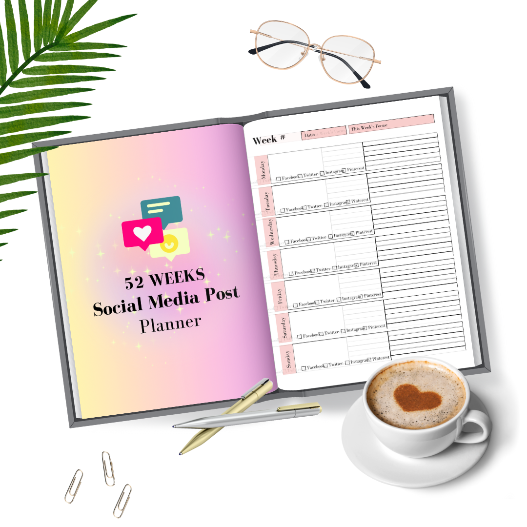 Weekly Social Media Planner | The Boss Queen Shop