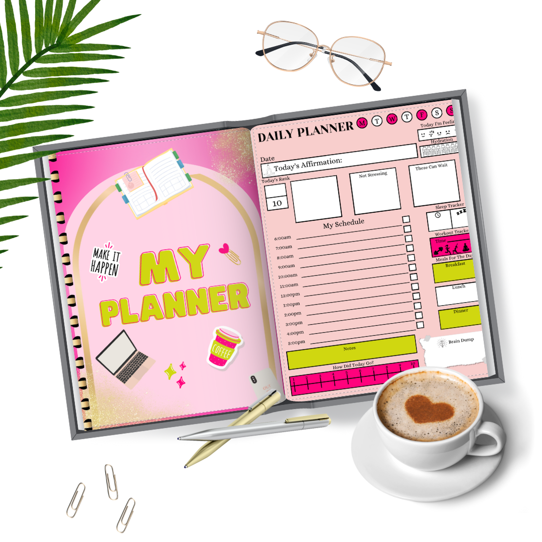 🌟 Digital Planner :  My Planner Canva Template with PLR rights