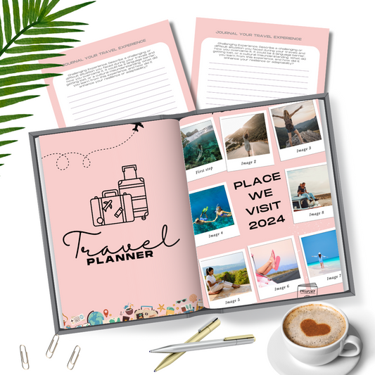 Travel Planner Canva Template with PLR: Effortless Customization for Your Brand