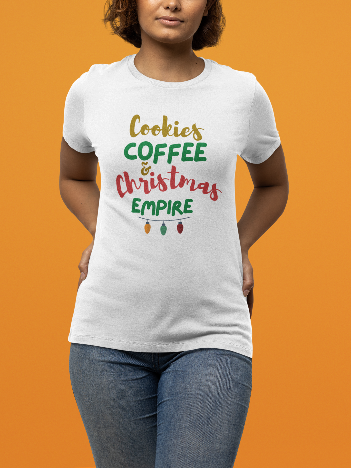 Cookie, Coffee, Christmas' Empire Sleeve Tee