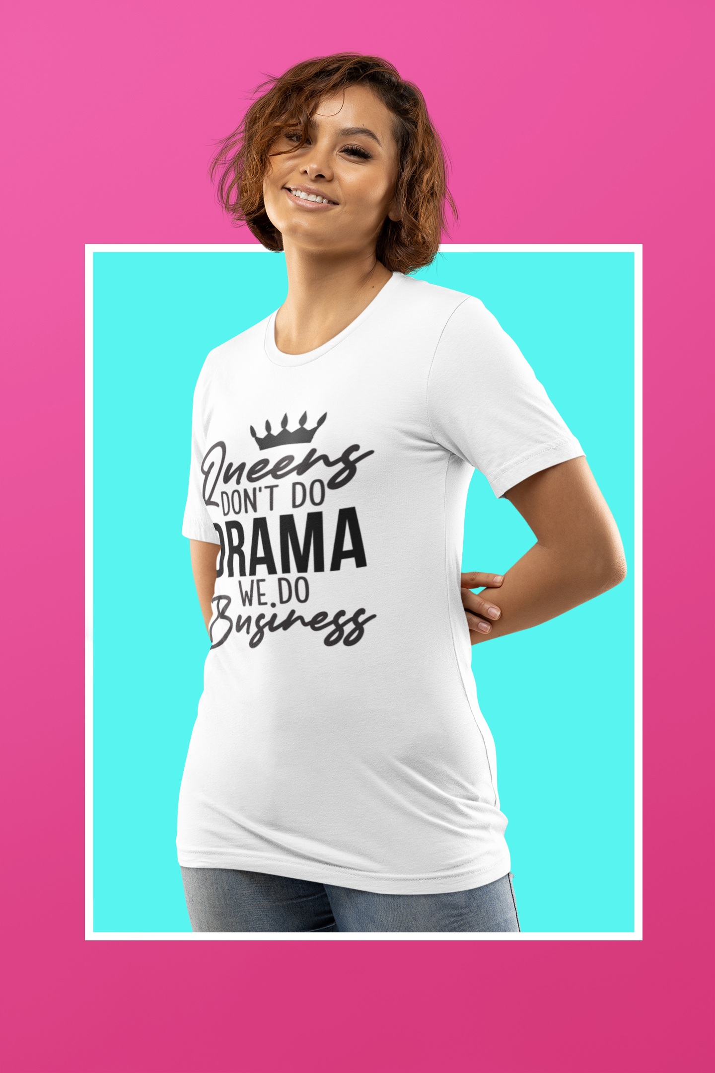 Queen Don't Do Drama" Short Sleeve Tee! 👑